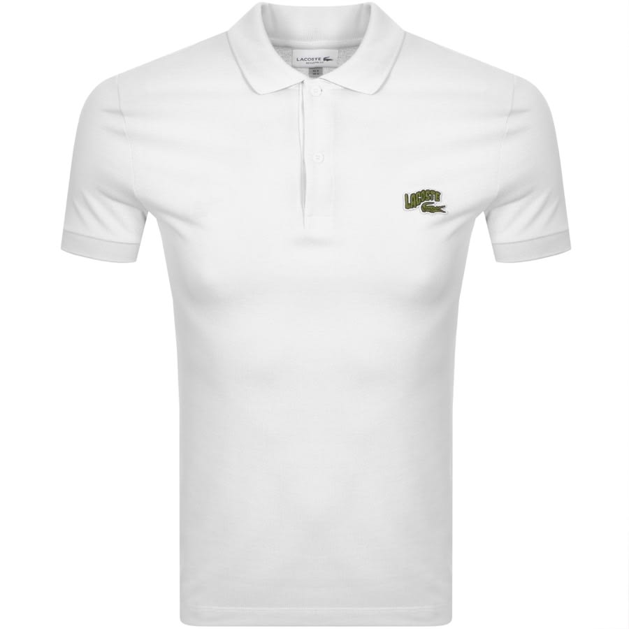Alternative Image for ProductLacoste Short Sleeved Polo T Shirt White1